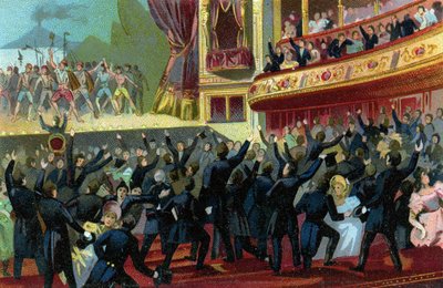 Az 1830-as belga forradalom (illusztráció) alkotó: Unbekannter Künstler