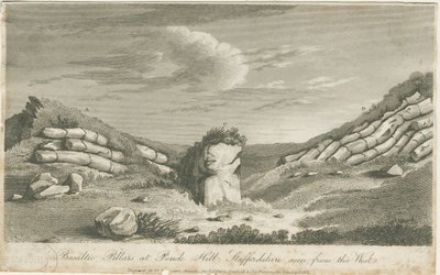 Bescot – Bazaltoszlopok: metszet, és [c 1818] alkotó: Unbekannt