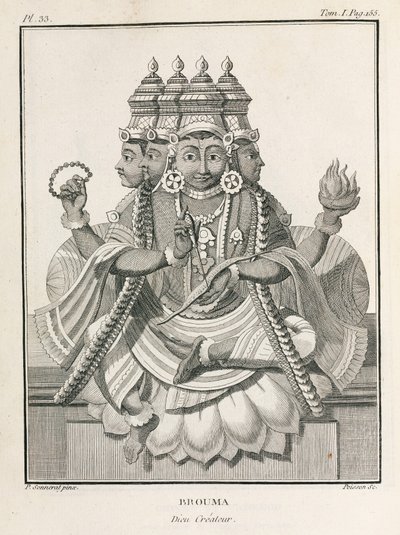 Brahma, a hindu teremtő isten alkotó: Unbekannt