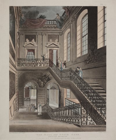 British Museum, Holborn, 1808 alkotó: Unbekannt