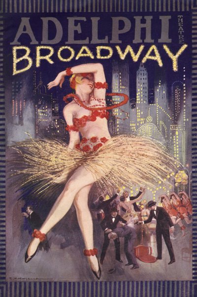 Broadway" , az Adephi Színházban, Londonban alkotó: Unbekannter Künstler