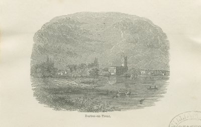 Burton-upon-Trent – Régi templom: matricás fametszet, és [?XIX. század] alkotó: Unbekannt