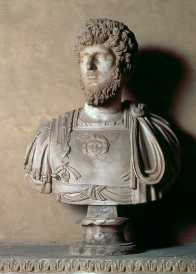 Lucius Aurelius Verus mellszobra, római, 2. század (márvány) alkotó: Unbekannt