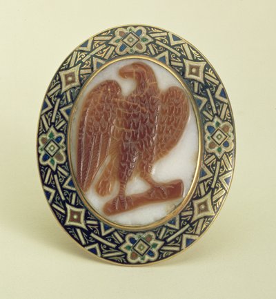 Egy sas ágán álló kameó, szicíliai, 1240 körül (szardonyx) alkotó: Unbekannt