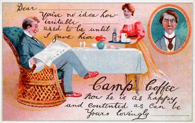 Camp Coffee - hirdetés, 1920 körül alkotó: Unbekannter Künstler