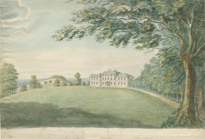 Canwell Hall: akvarell festmény, nd [?XVIII. század] alkotó: Unbekannt