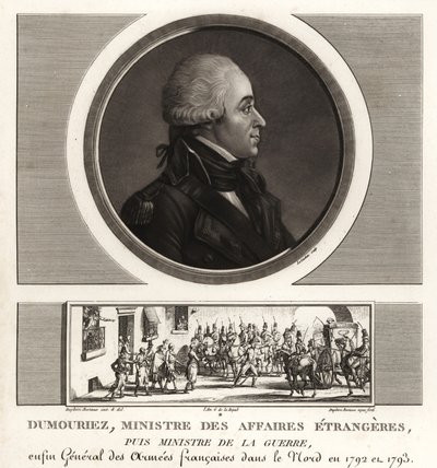 Charles-Francois du Perier Dumouriez francia tábornok a francia függetlenségi háborúk idején alkotó: Unbekannt