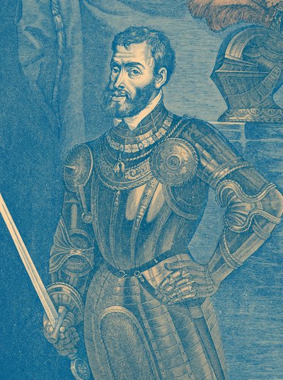 V. Károly (1500-58) (metszet) alkotó: Lancelot Volders