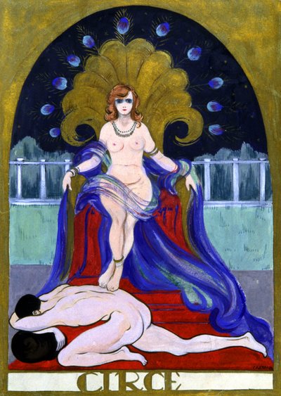 Circe, a varázslónő, 1900 körüli (illusztráció) alkotó: Unbekannter Künstler