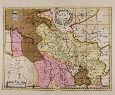 Cliuia ducatus et Rauestein dominium alkotó: Unbekannter Künstler
