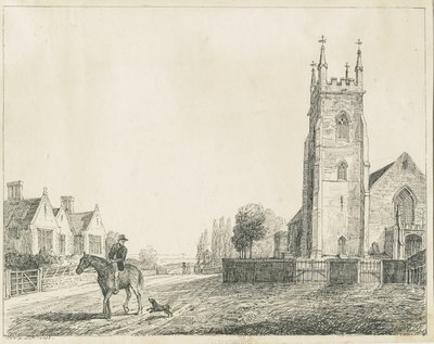 Colwich templom: tollvázlat, 1833 alkotó: Unbekannt