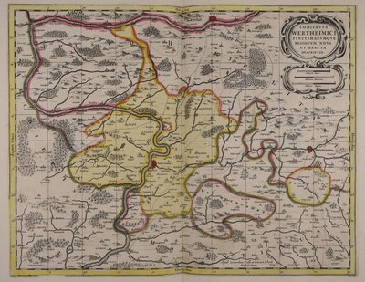 Comitatus Wertheimici finitimarumque regionum noua et exacta descriptio alkotó: Unbekannter Künstler