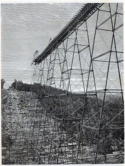 A Kinzua-viadukt építése alkotó: Unbekannt