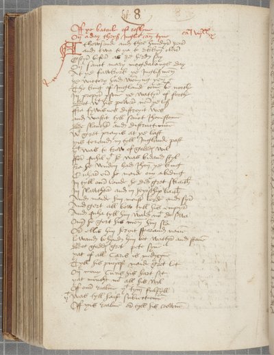 A wyntouni Andrew Krónika másolata, Fol 325 verso, 1550 körül (tintával papíron) alkotó: Unbekannt