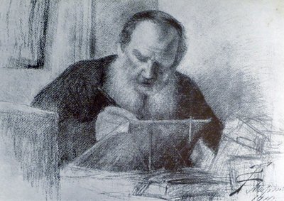 Tolsztoj gróf (1828. szeptember 9. - 1910. november 20.) alkotó: Unbekannter Künstler
