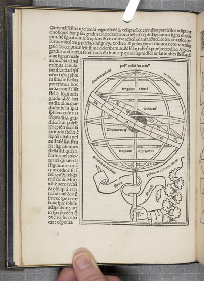 A világ gömbje – Joannes de Sacro Bosco (fl.1230) alkotó: Unbekannt