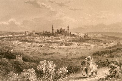 Delhi (metszet) alkotó: Unbekannter Künstler