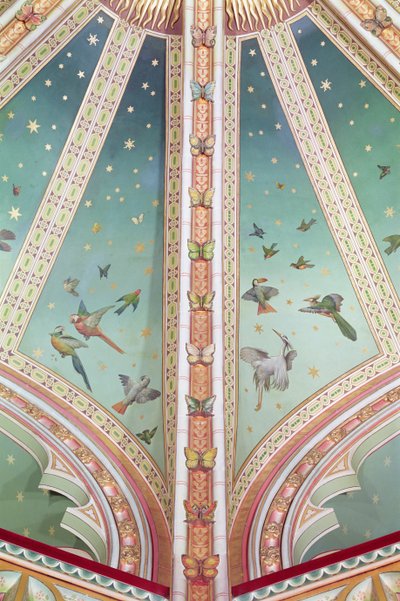 Részlet a mennyezetről, Castell Coch, Dél-Wales (fotó) alkotó: Unbekannt