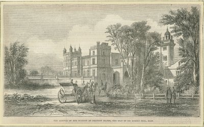 Drayton Bassett – "Drayton Manor" : fametszet, és [?XIX. század] alkotó: Unbekannt