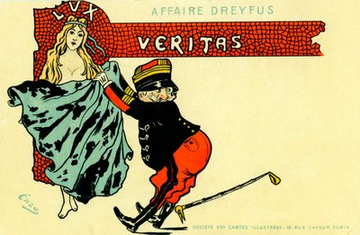 Dreyfus-ügy - karikatúra alkotó: Unbekannter Künstler