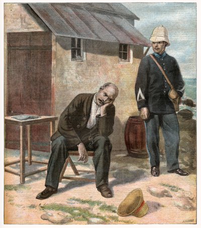 Dreyfus-ügy. 1896 (metszet) alkotó: Unbekannter Künstler