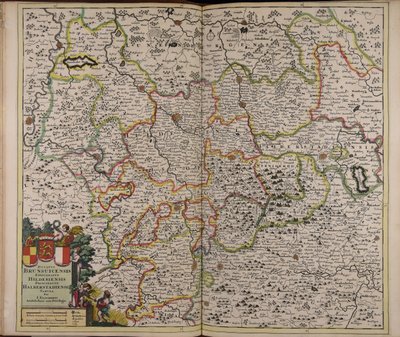 Ducatus Brunsuicensis episcopatus Hildesiensis principatus Halberstadiensis tabula alkotó: Unbekannter Künstler