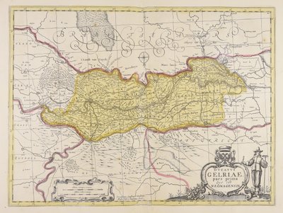 Ducatus Gelriae pars prima quae est Neomagensis auctore Bartholdo Wicheringe. alkotó: Unbekannter Künstler