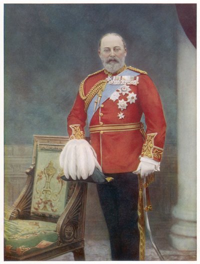 VII. Edward (1841-1910) angol király 1901-1910 között, Downey fotója alkotó: Unbekannter Künstler
