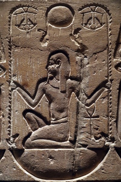 Egyiptom, Medamud, Montu templom ajtaja, részlet i.e. 221-205. alkotó: Unbekannter Künstler