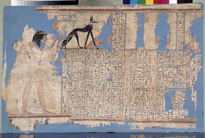 Egyiptom: A 19. dinasztia papirusza Praemheb nevében. Mediterrán Régészeti Múzeum, Marseille alkotó: Unbekannter Künstler