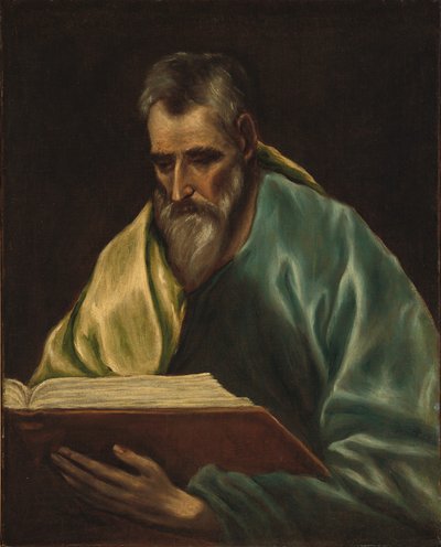 El Greco - Egy apostol portréja (Szent Fülöp), Fogg alkotó: Unbekannter Künstler