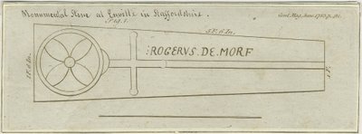 Enville-templom – Monumental Stone: metszet, nd [c 1783] alkotó: Unbekannt