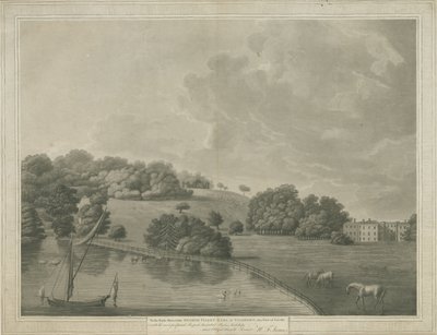 Enville Hall: akvatinta metszet, és [?XIX. század] alkotó: Unbekannt