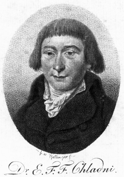 Ernst Florens Friedrich Chladni német fizikus alkotó: Unbekannt