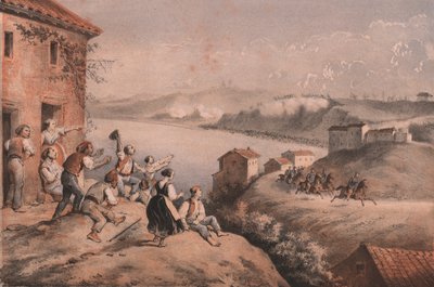 Lamoriciere tábornok szökése, Ancona ostroma alkotó: William M. Timlin