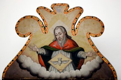 Evora Múzeum. Jézus és a Szentlélek. Portugália. alkotó: Benjamin Baud