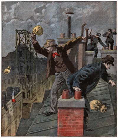 Extrém jobb Dreyfus-ügyben. 1899 (metszet) alkotó: Unbekannter Künstler