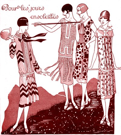 Divat: nappali ruhák 1925 májusában alkotó: Unbekannter Künstler