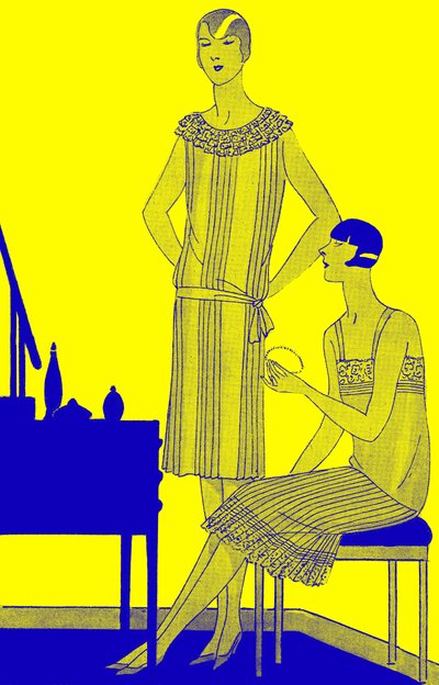 Divat: fehérnemű 1928 tavaszán alkotó: Unbekannter Künstler