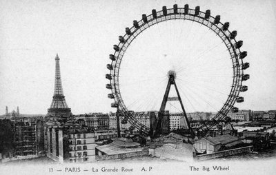 Óriáskerék, Párizs - 1900 Exposition Universelle alkotó: Unbekannter Künstler