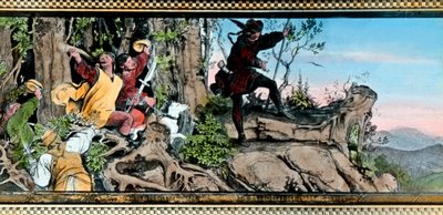A Wartburg megalapítása. alkotó: Unbekannter Künstler