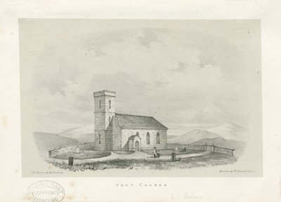Foxt Church – litográfia, nd [c 1840] alkotó: Unbekannt