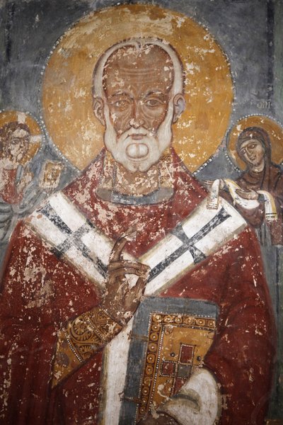 Freskó a Nardo katedrálisban, Puglia, Nardo, Olaszország alkotó: Unbekannt