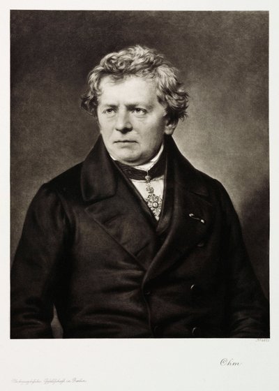 Georg Simon Ohm német fizikus, 1840 alkotó: Unbekannt