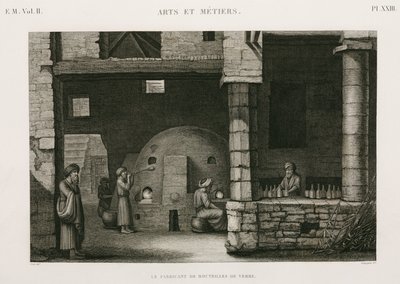 Glass Manufacture Glassworks, Egyiptom, 1798 alkotó: Unbekannt