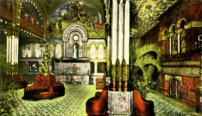 Grand Foyer, Hotel Netherland, New York City, USA alkotó: Unbekannter Künstler