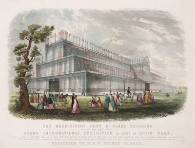 Nagy kiállítás 1851 A Crystal Palace, London alkotó: Unbekannt