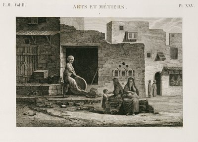 Hardver és vasáru Késcsiszoló, Egyiptom, 1798 alkotó: Unbekannt