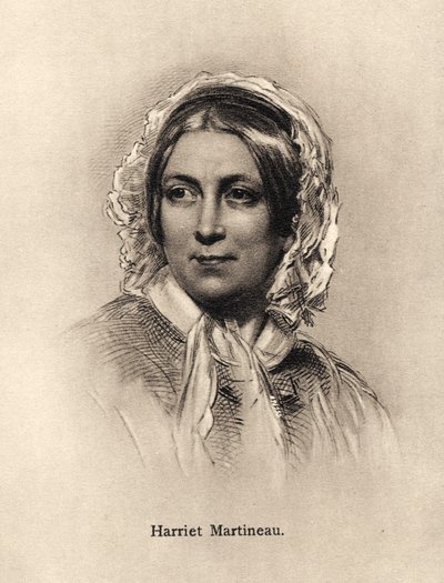 Harriet Martineau - portré alkotó: Unbekannter Künstler