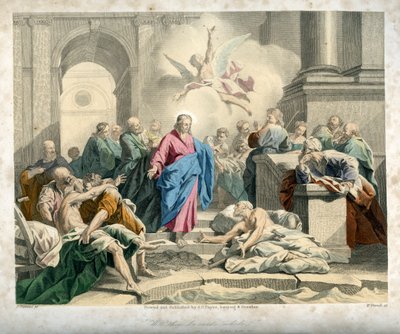 Gyógyulás Betesdában - Biblia, Újszövetség alkotó: Unbekannter Künstler